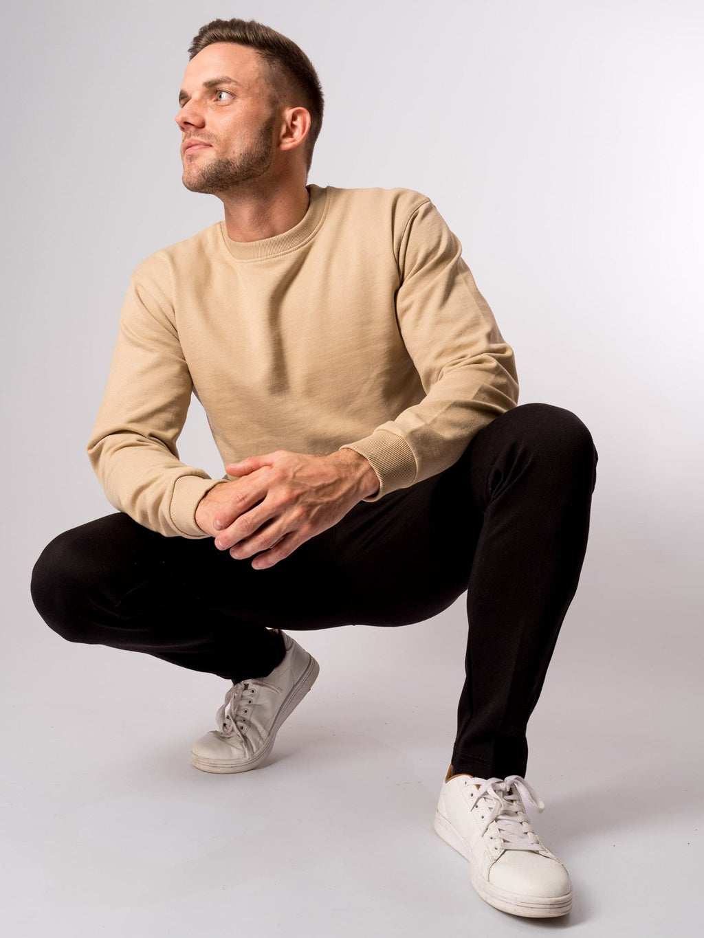 Basic Crewneck - Khaki