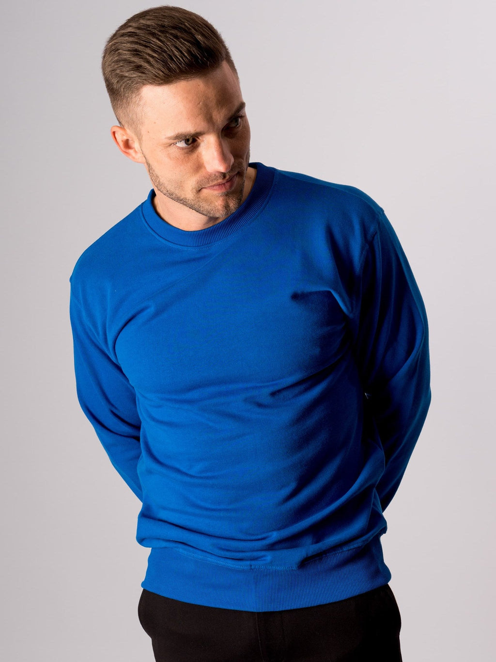 Basic Crewneck - Schwedisch Blau