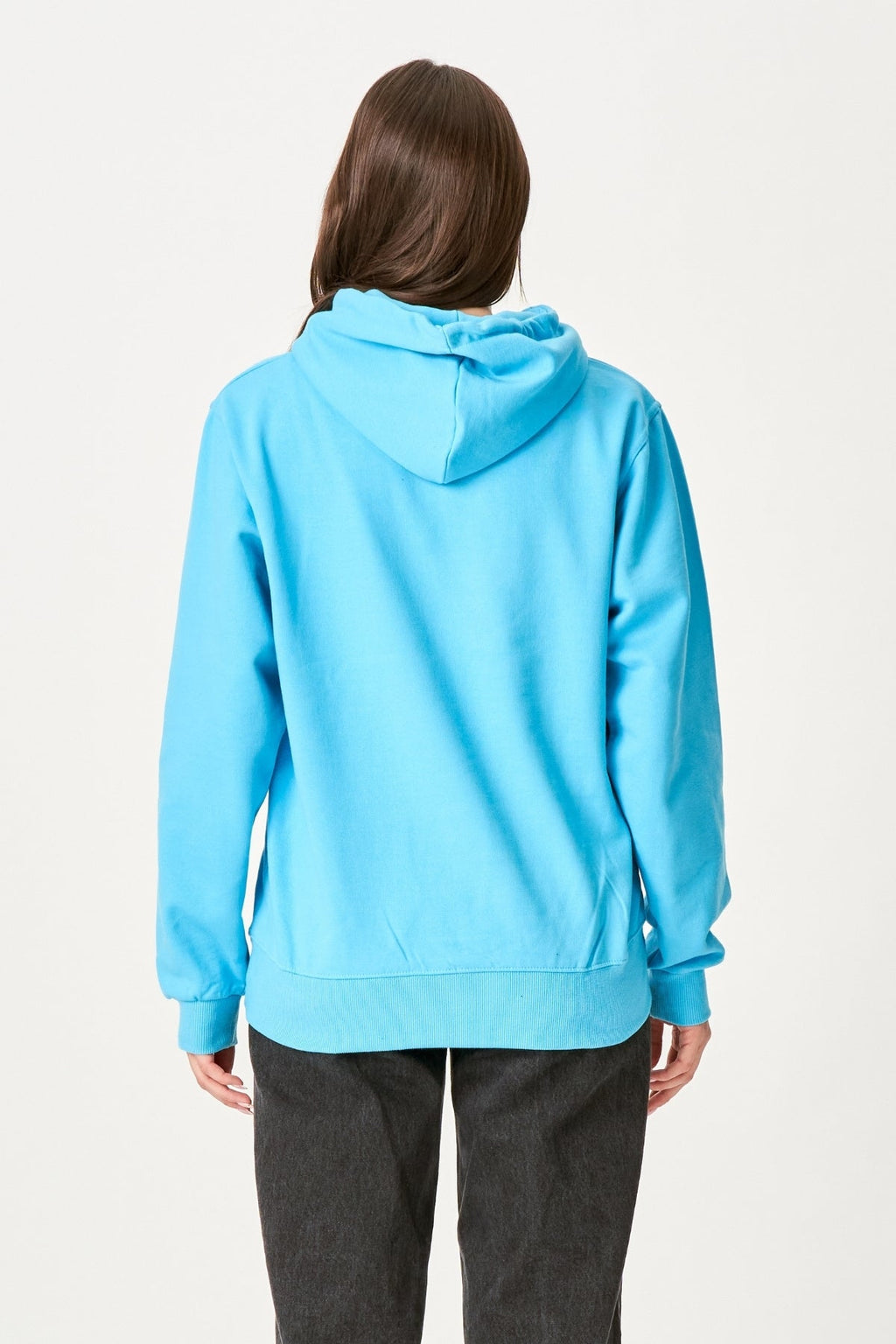 Oversized Hoodie - Türkisblau