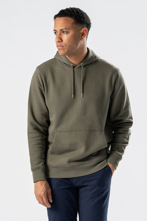 Sweatshirt Hoodie - Army Green - TeeShoppen Group™ - Shirt - TeeShoppen