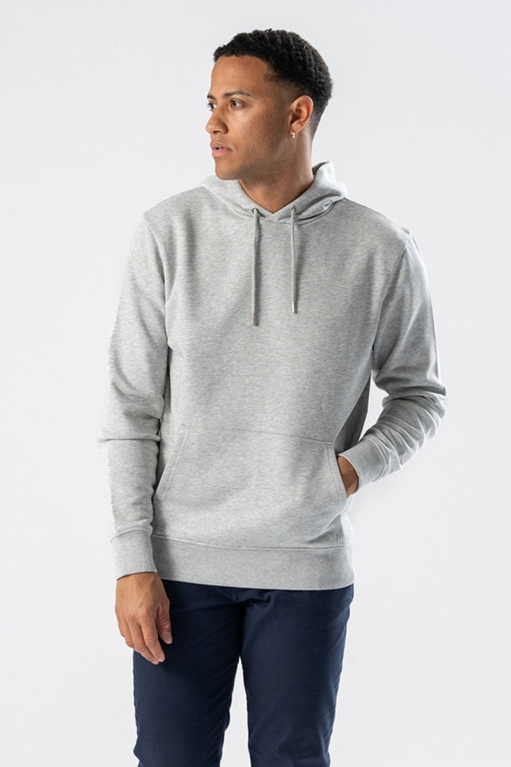 Sweatshirt Hoodie - Aschgrau (C.D)