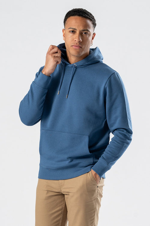 Sweatshirt Hoodie - Dusty Blue - TeeShoppen Group™ - Shirt - TeeShoppen