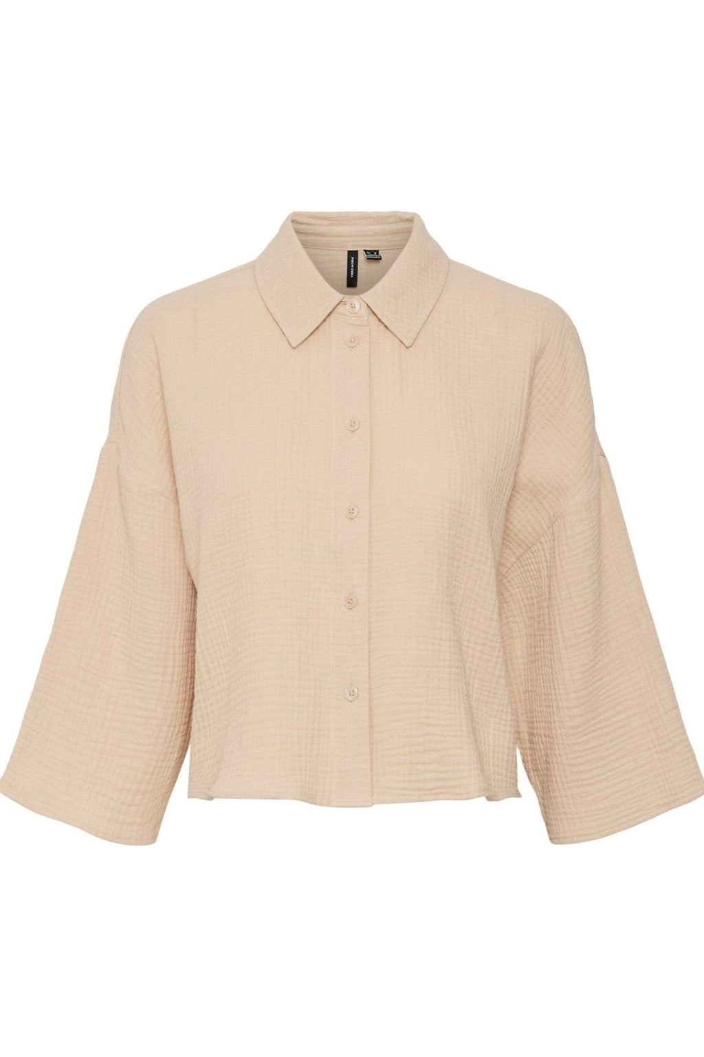 Natali Crop Shirt - Irische Creme