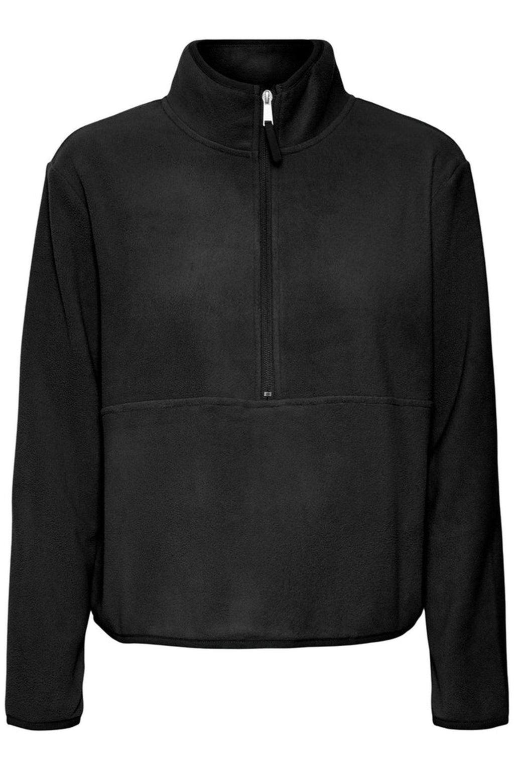 Ilsa Halb Zip Fleece - Schwarz
