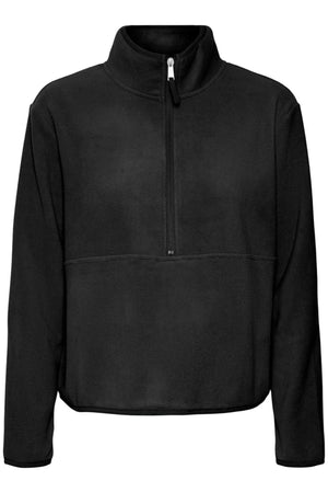 Ilsa Halb Zip Fleece - Schwarz