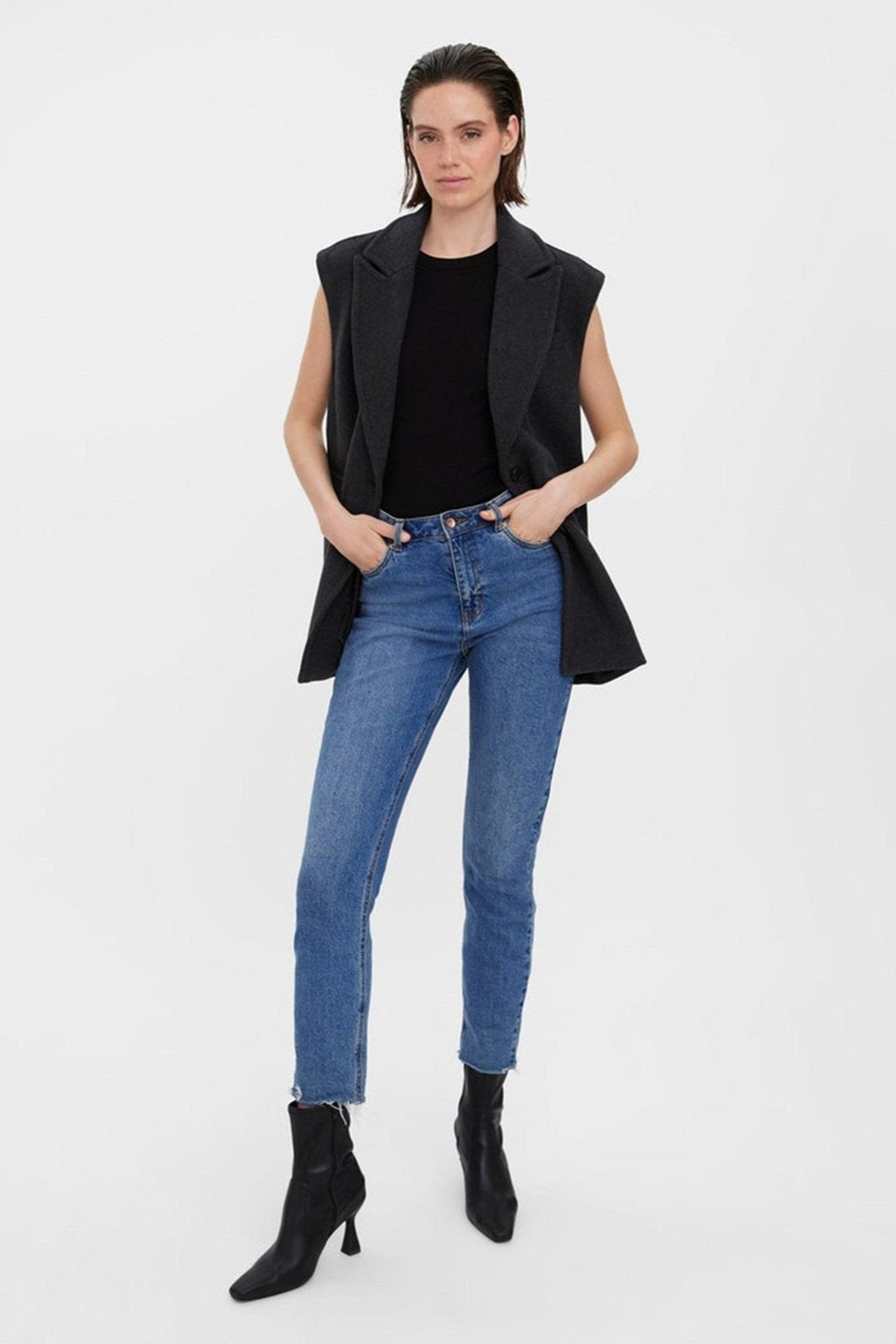 Edna Weste - dunkelgraue Melange