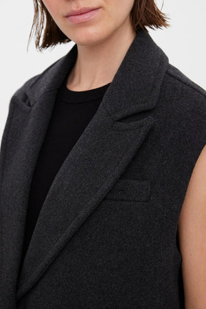 Edna Weste - dunkelgraue Melange