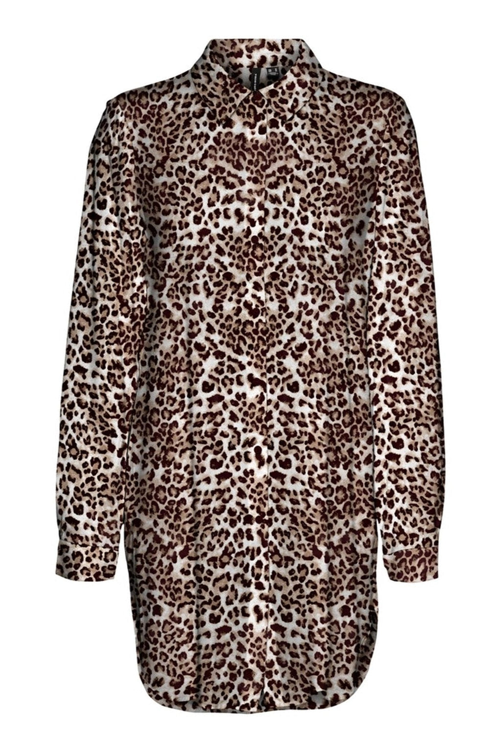 Einfaches langes Hemd - Tan