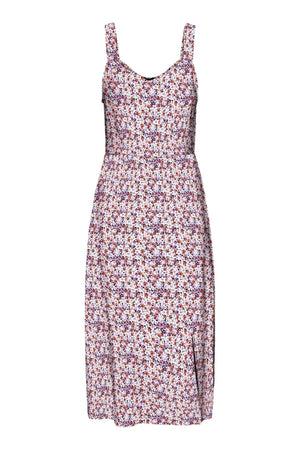 Easy Gurt Calb Kleid - lila