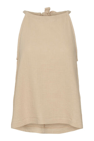 Natali Halterneck Top - Irische Creme