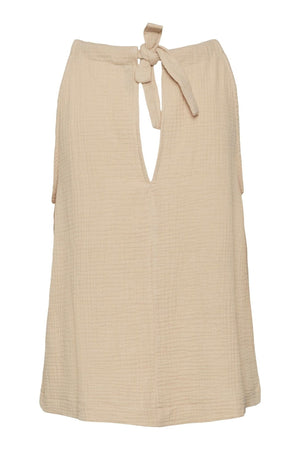 Natali Halterneck Top - Irische Creme