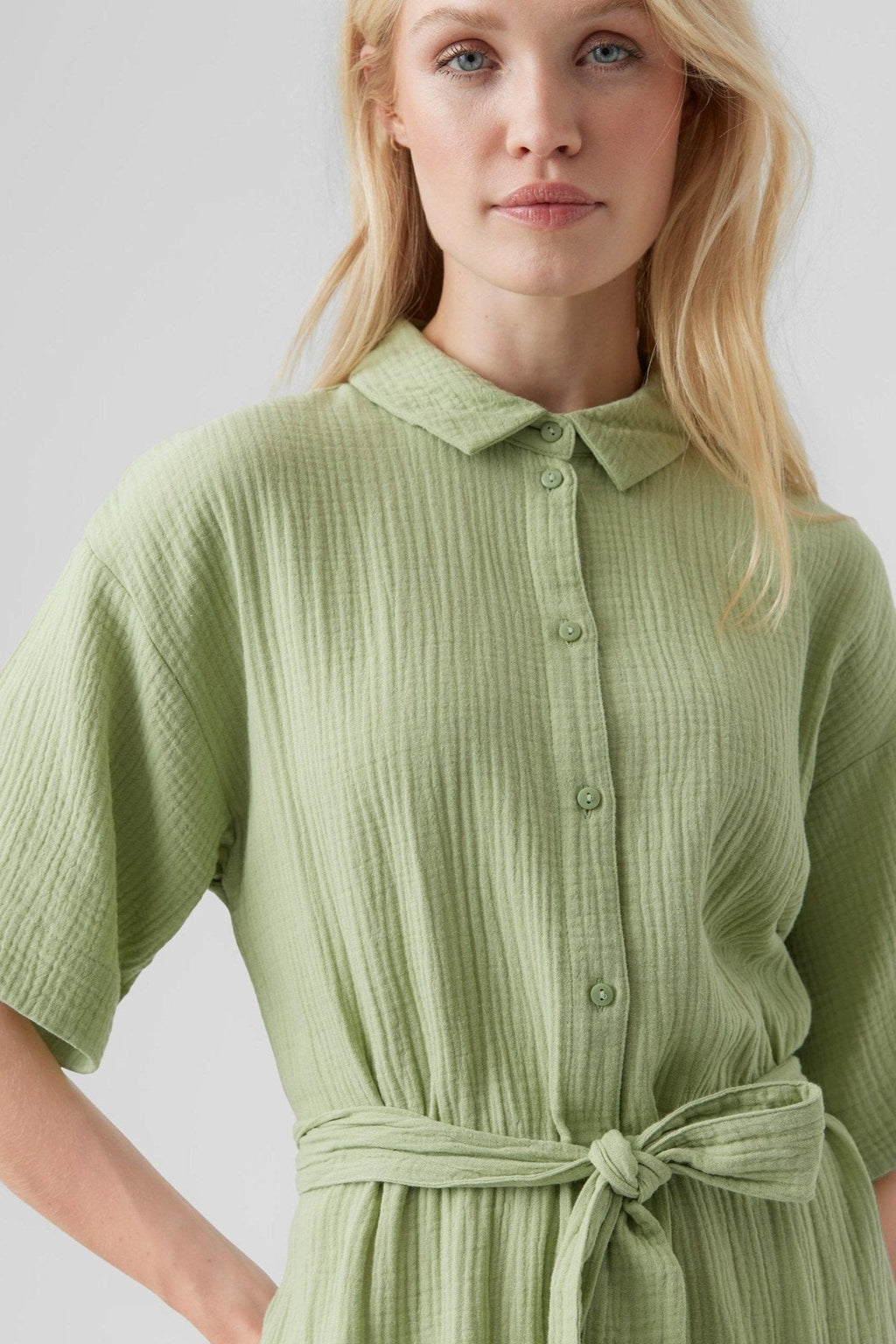 Natali Maxi Kleid - Reseda