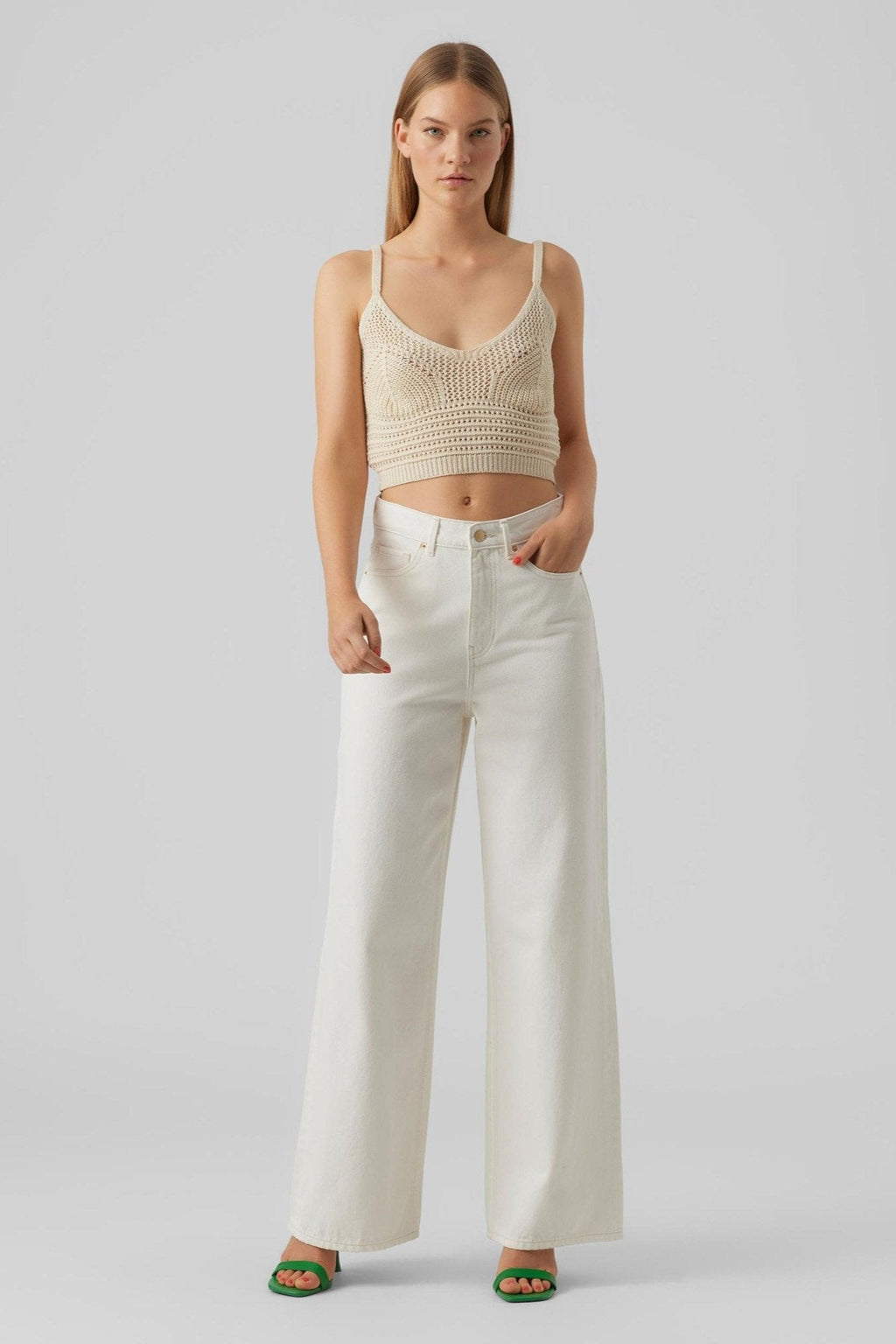 Justine Cropped Top - Birke