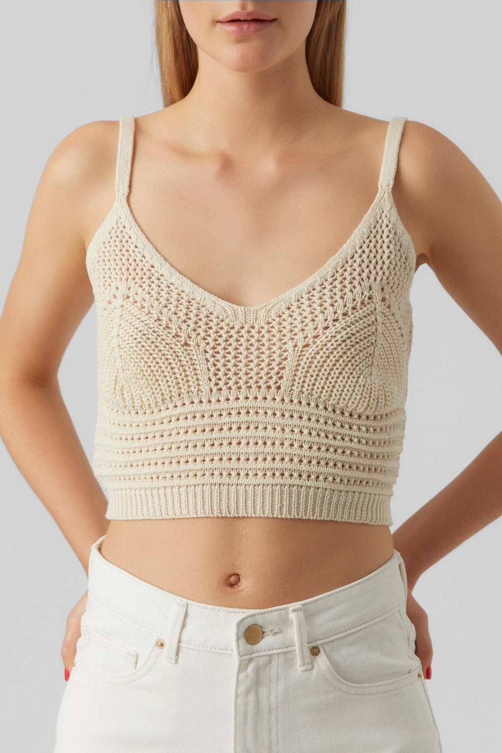Justine Cropped Top - Birke