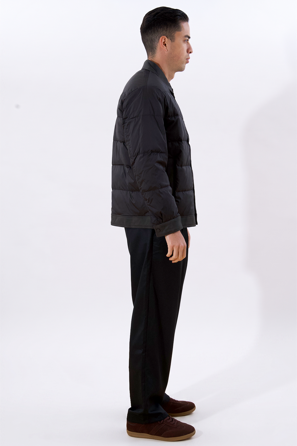 Wyatt lange Jacke - Schwarz