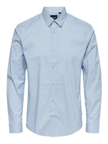 Bart Eco -Shirt - Hellblau (Bio -Baumwolle)