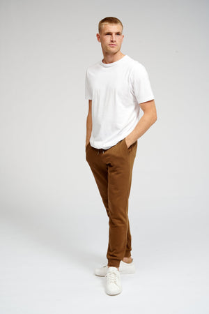 Basic Sweatpants - Brown - TeeShoppen Group™ - Pants - TeeShoppen