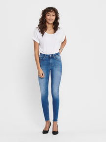 Errötung Midsk Jeans - mittelblau