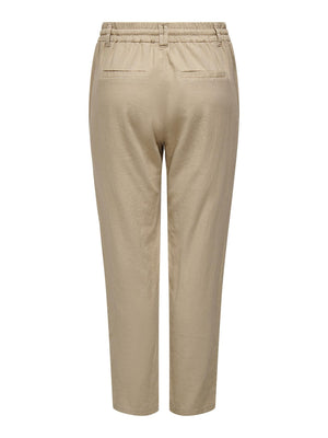 Caro-Poptrash Pants - Oxford Tan - TeeShoppen Group™ - Pants - ONLY