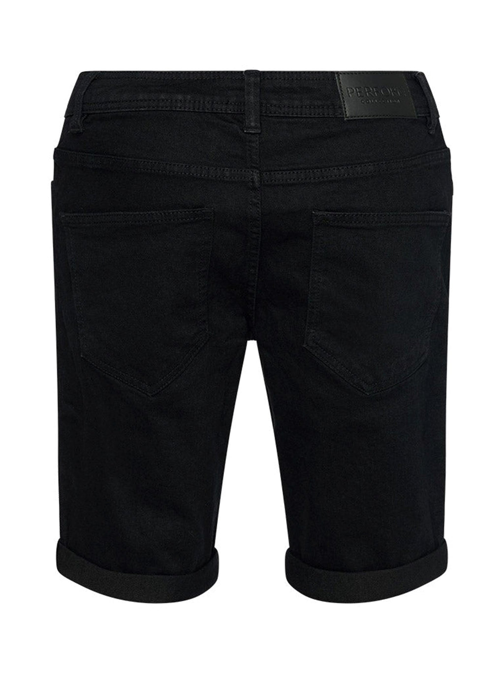 Denim -Shorts - schwarz