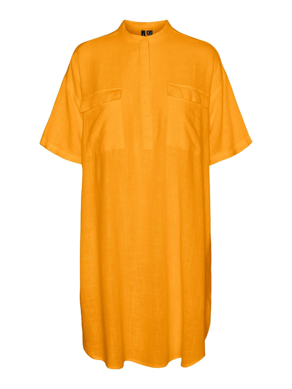 Linie Mini -Kleid - strahlendes Gelb