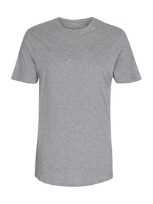 Langes T -Shirt - graue Melange
