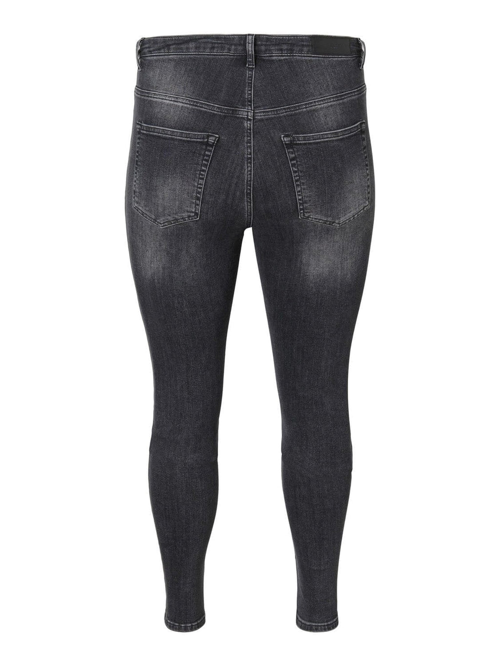 Lora Jeans High Taisted (Kurve)-Schwarzgrau-Denim