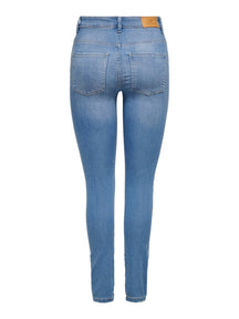 Performance Jeans - hellblau (High -Taist)