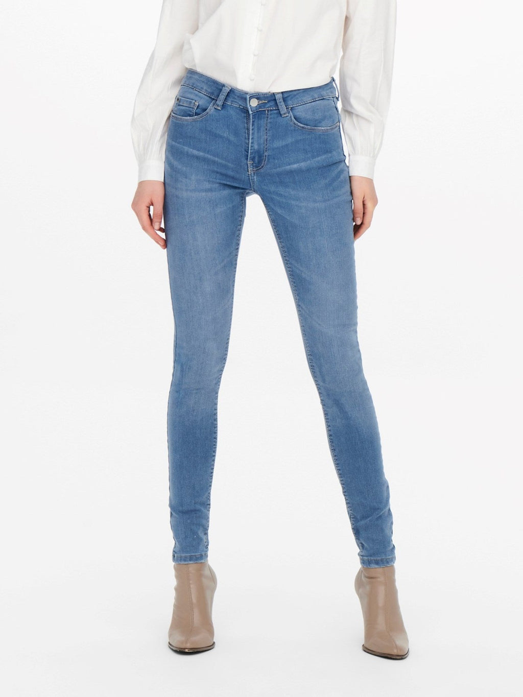 Performance Jeans - hellblau (mittlere Taille)