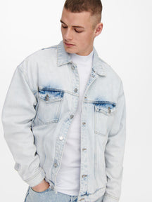 Rick Denim Jacke - Blue Denim