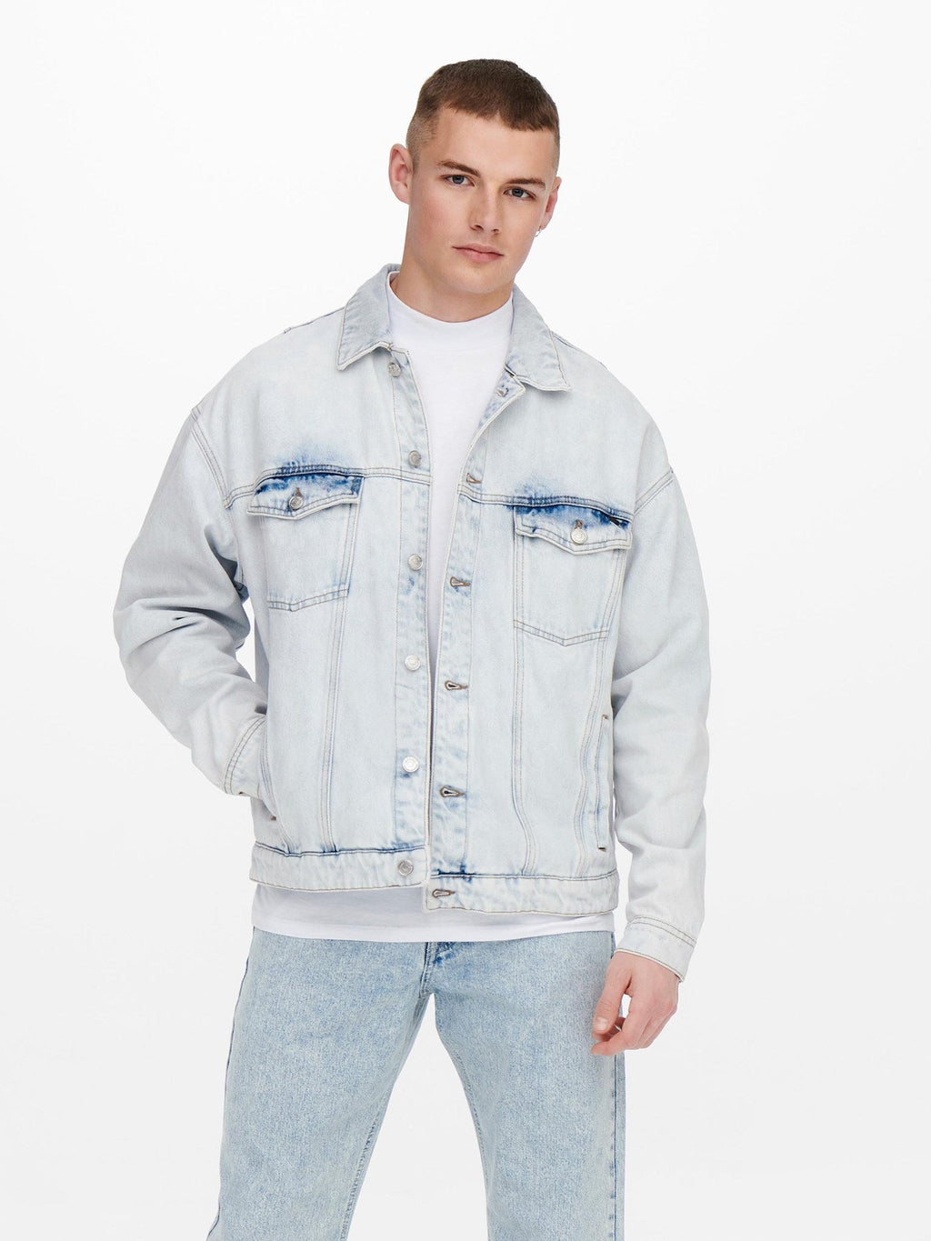 Rick Denim Jacke - Blue Denim