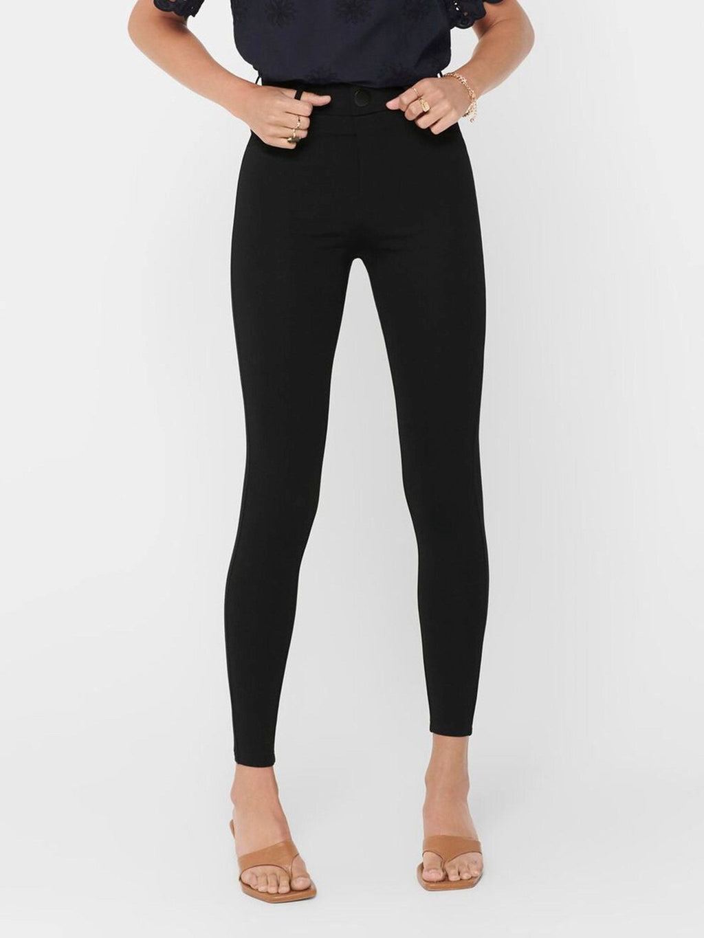 Dünne Leggings - schwarz