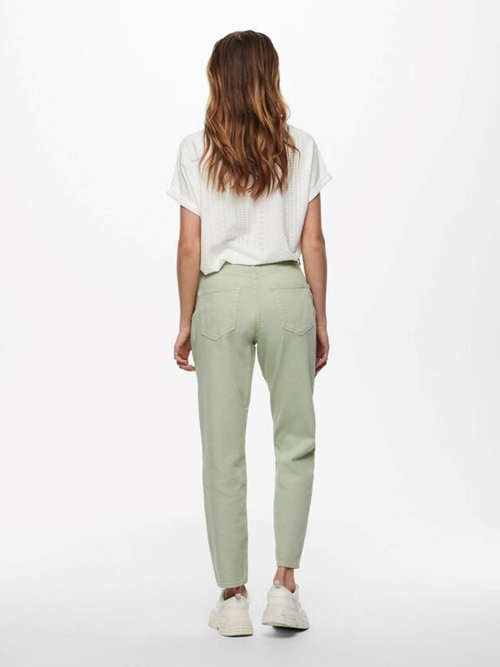 Solid Color Mom Pants - Desert Saga