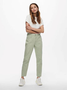 Solid Color Mom Pants - Desert Saga